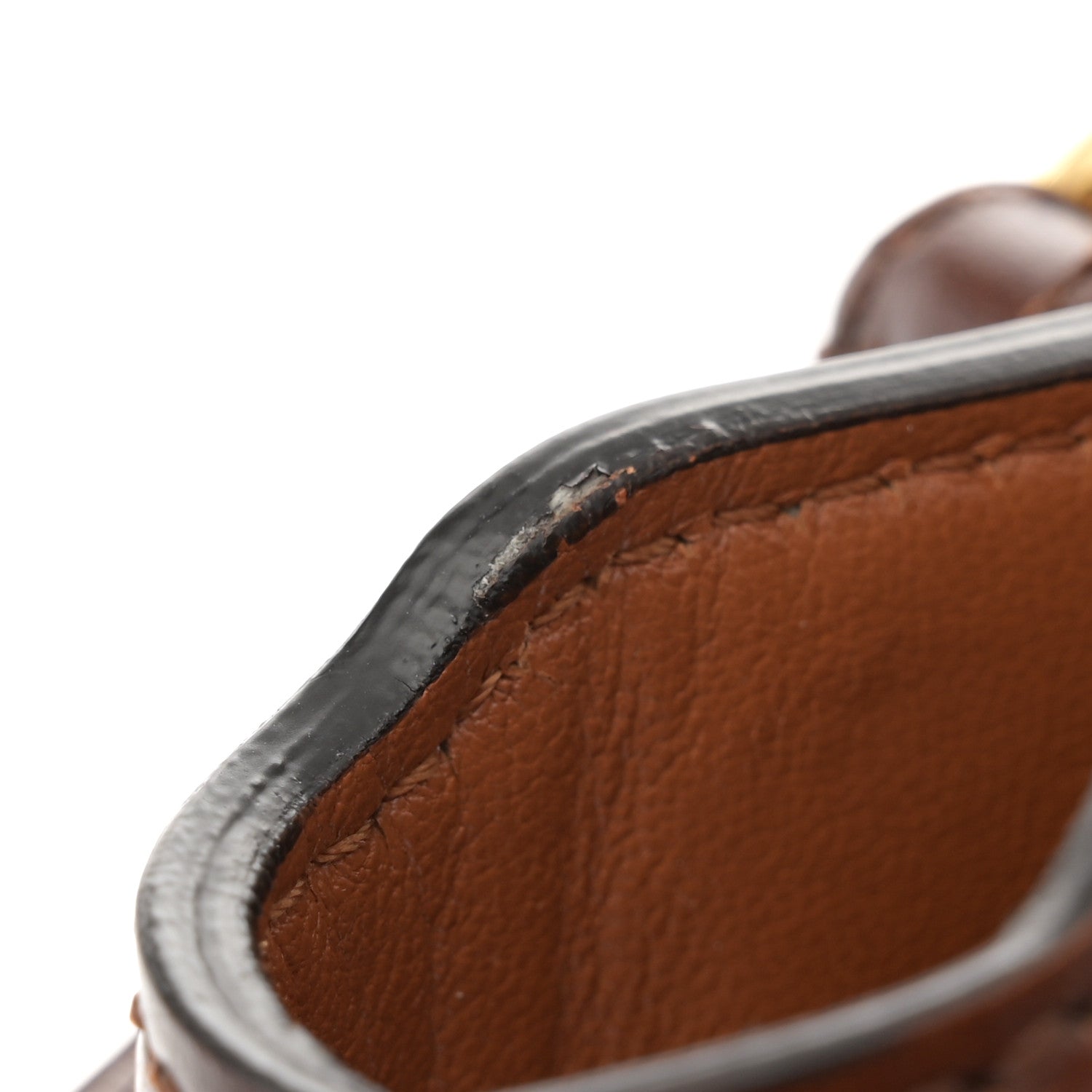 Fendi Vitello King Tamponato Medium Peekaboo I SEE U East West Satchel Cuoio 11 of 13