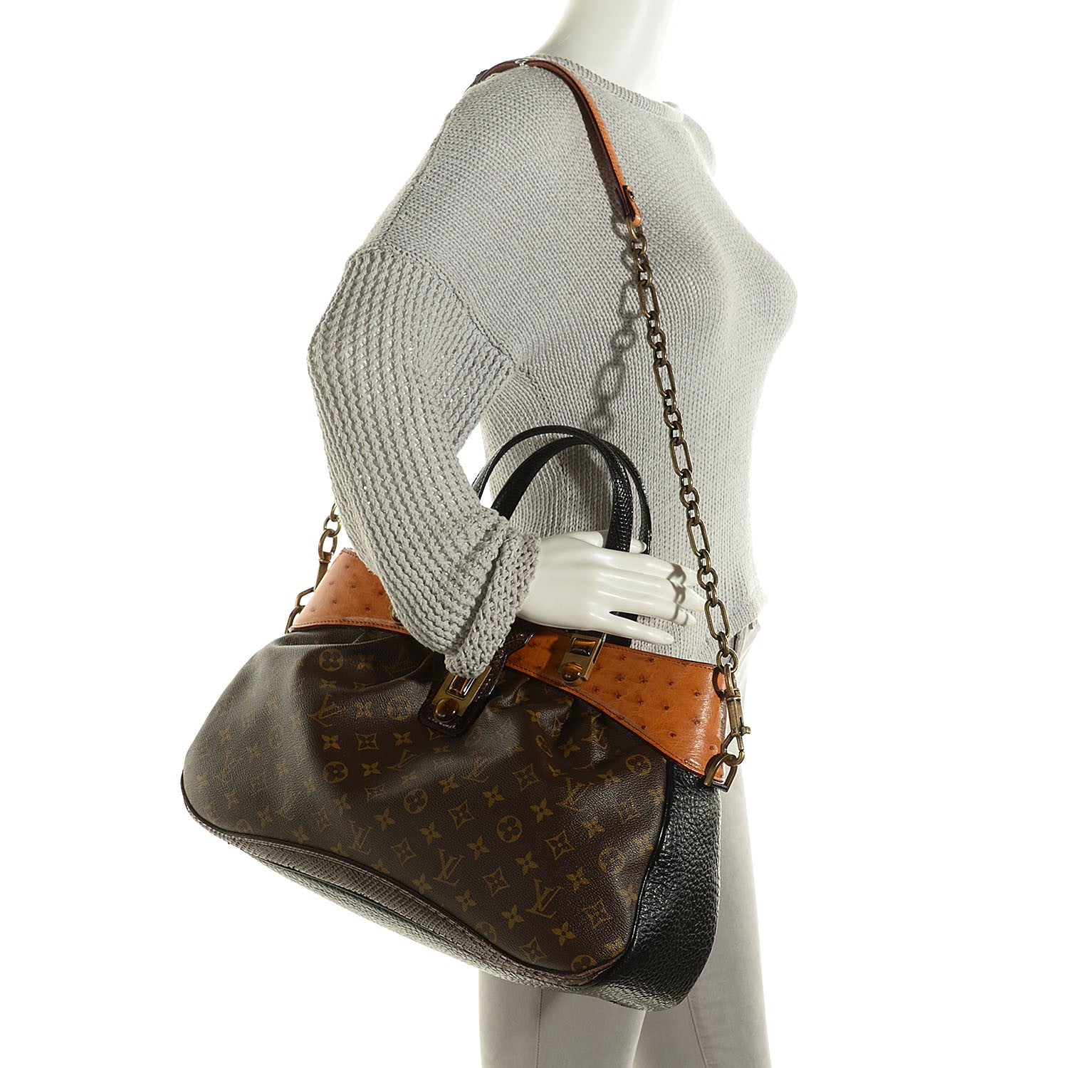Louis Vuitton Monogram Ostrich Oskar Waltz 2 of 7