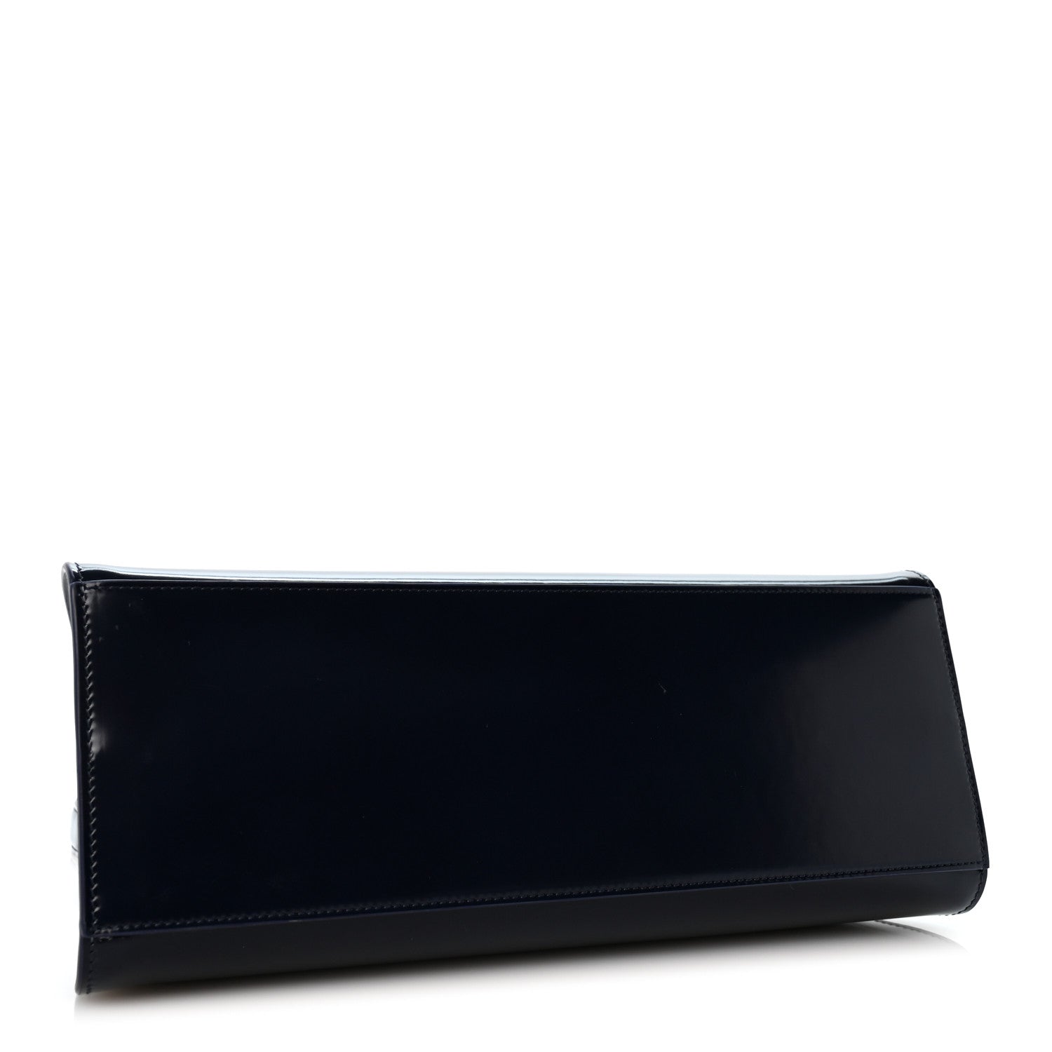 Salvatore Ferragamo Brushed Calfskin Medium Prisma Shoulder Bag Midnight 4 of 12