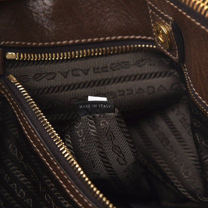 Prada Cervo Shopping Tote Bruciato 7 of 10