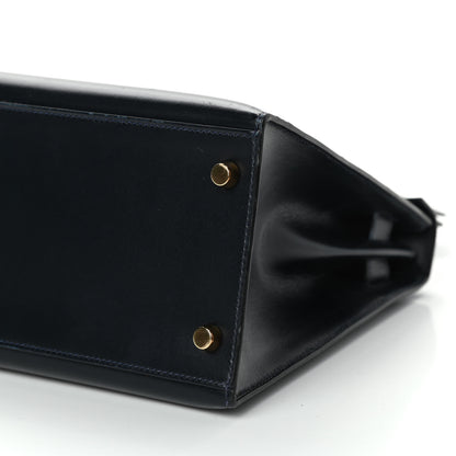 Hermes Box Kelly Sellier 28 Bleu Marine 9 of 9
