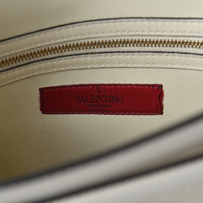 Valentino Garavani Vitello Medium My Rockstud Frame Bag Light Ivory 6 of 15