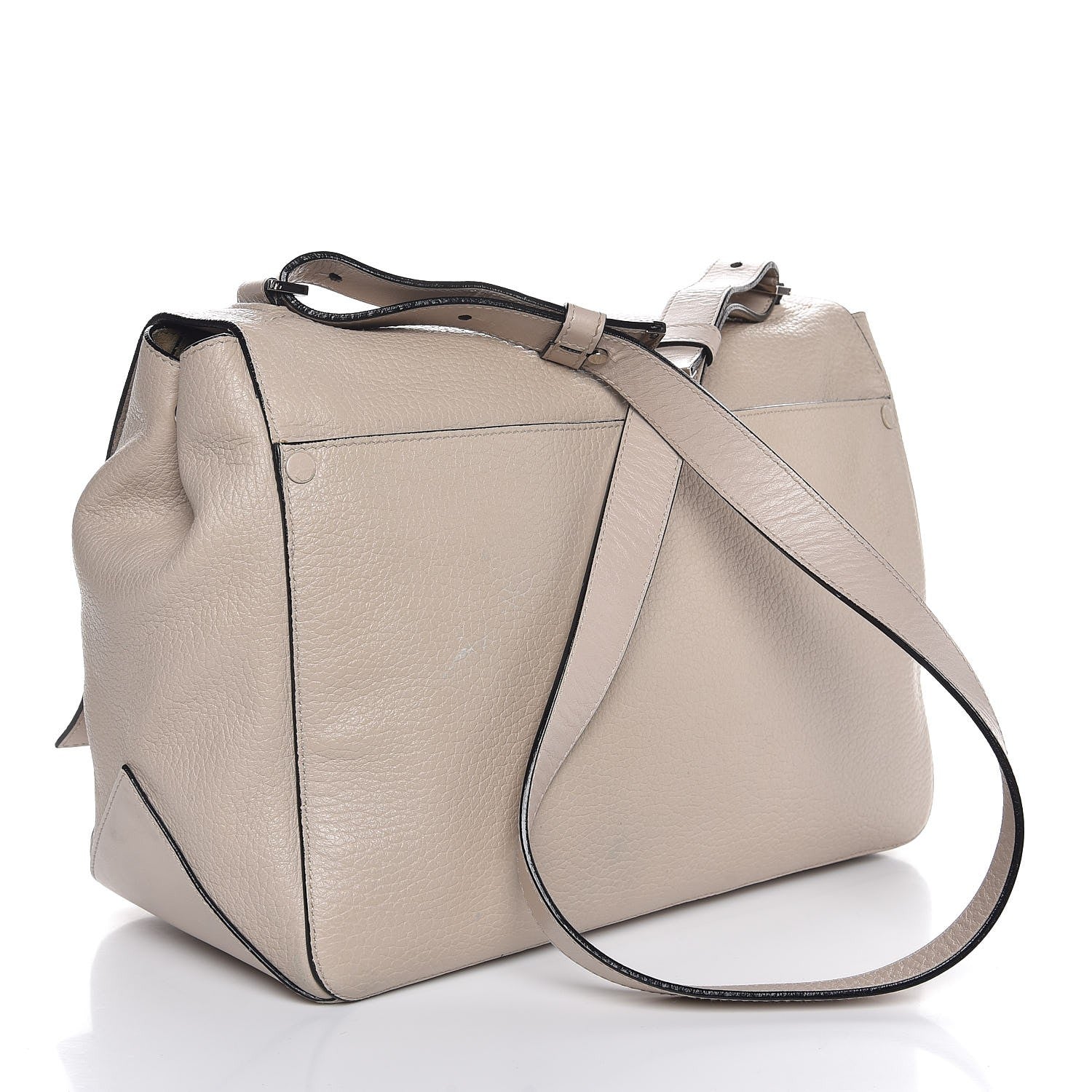 Proenza Schouler Pebbled Calfskin Large PS Courier Beige 3 of 8