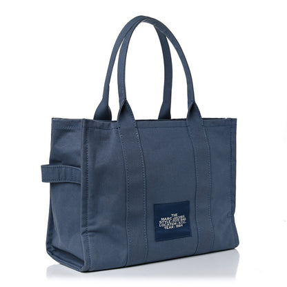 Marc Jacobs Cotton Canvas The Traveler Tote Bag Blue 2 of 18