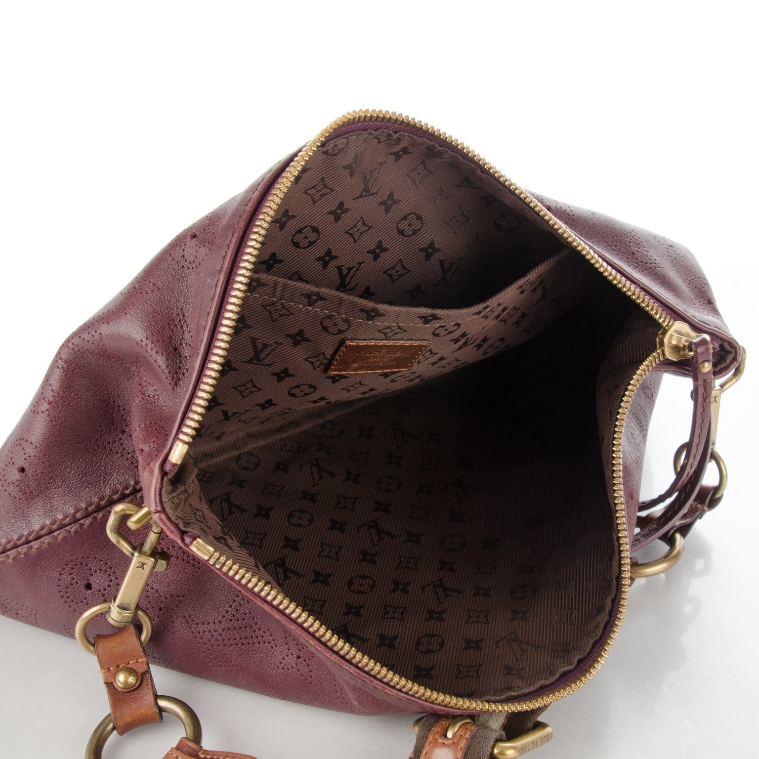 Louis Vuitton Mahina Onatah Pochette Aubergine 5 of 7