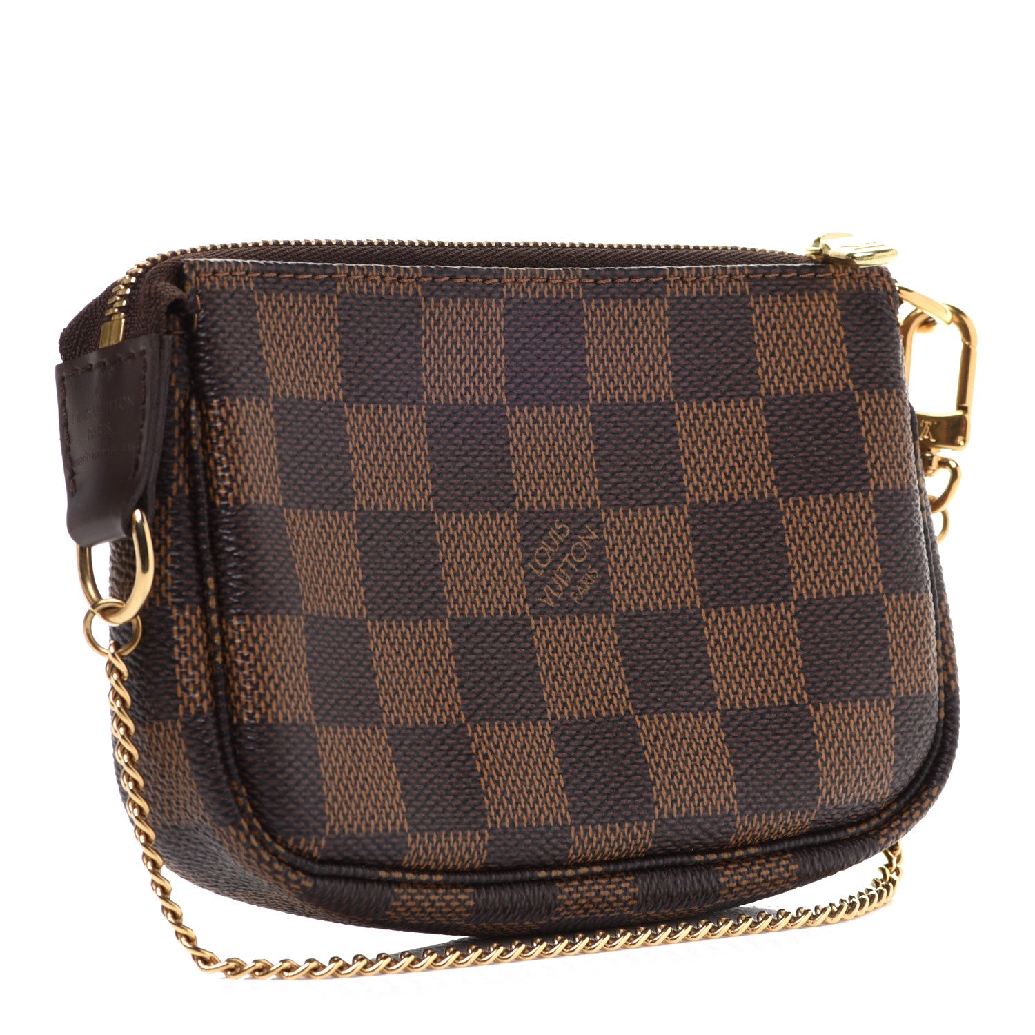Louis Vuitton Damier Ebene Mini Pochette Accessories 4 of 9