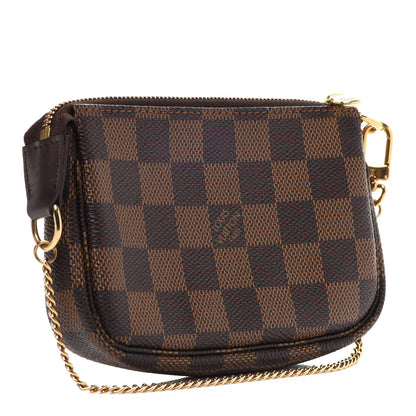 Louis Vuitton Damier Ebene Mini Pochette Accessories 4 of 9