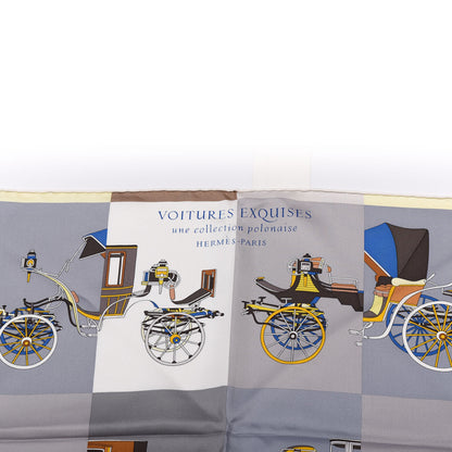Hermes Silk Voitures Exquises Scarf 90 4 of 4