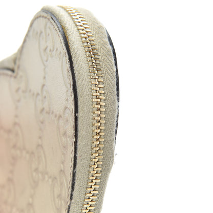 Gucci Guccissima Heart Coin Purse White 8 of 8