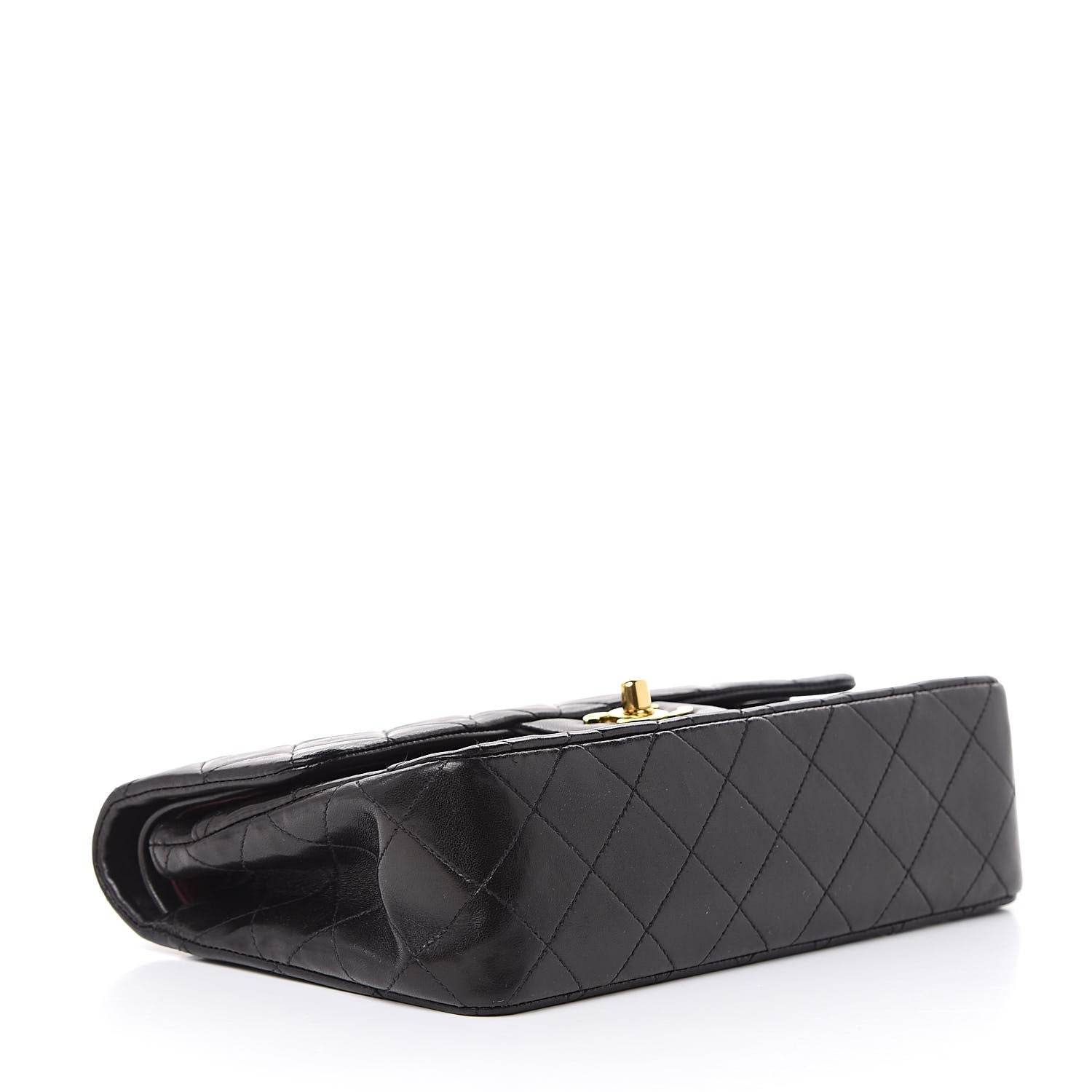 Chanel Lambskin Quilted Small Double Flap Black 4 of 17