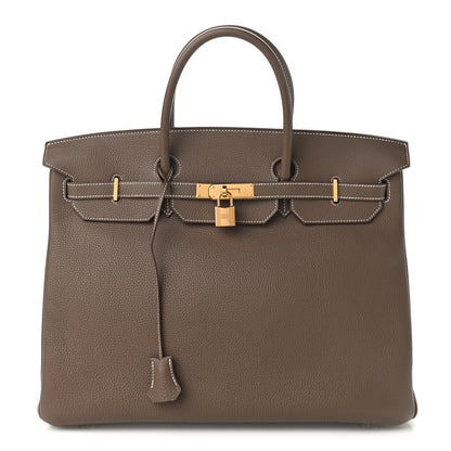 Hermes Togo Birkin 40 Etoupe 1 of 11