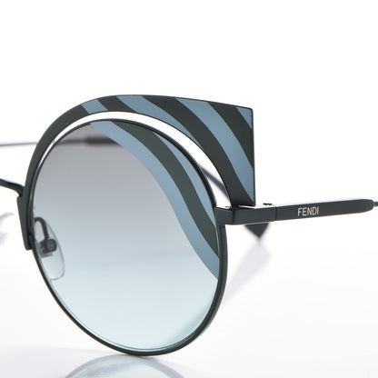 Fendi Hypnoshine Sunglasses FF 0215/S Matte Blue Green 7 of 8