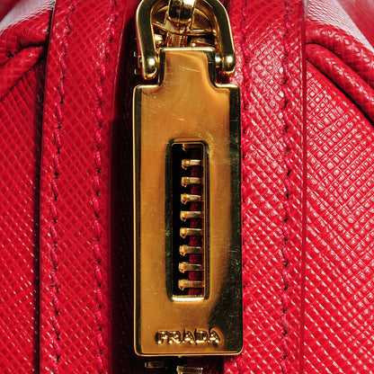 Prada Saffiano Lux Bowler Fuoco 13 of 15