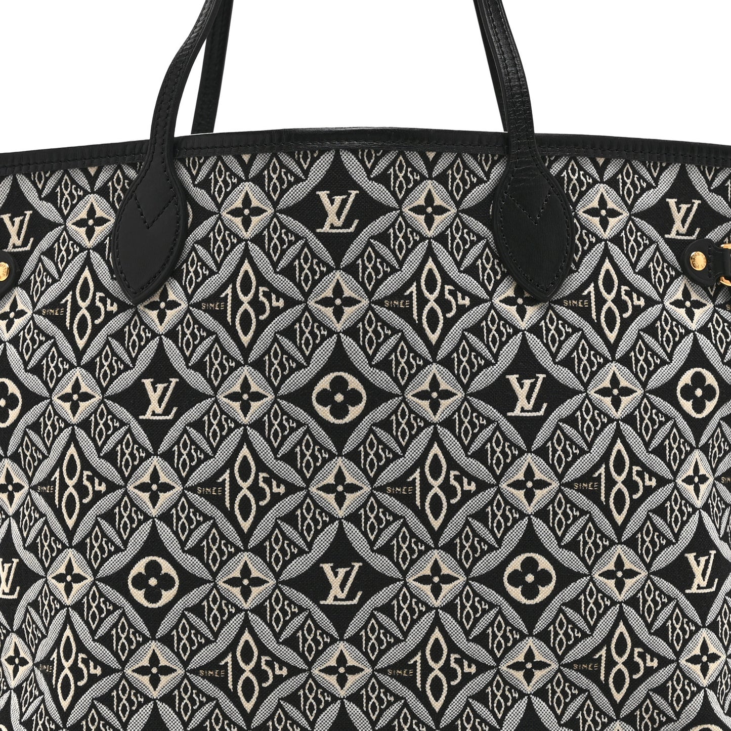 Jacquard Since 1854 Neverfull MM Grey