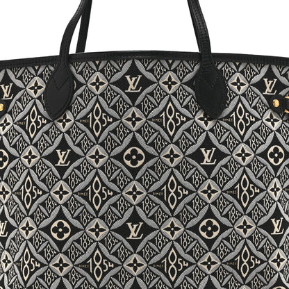 Louis Vuitton Jacquard Since 1854 Neverfull MM Grey 8 of 11