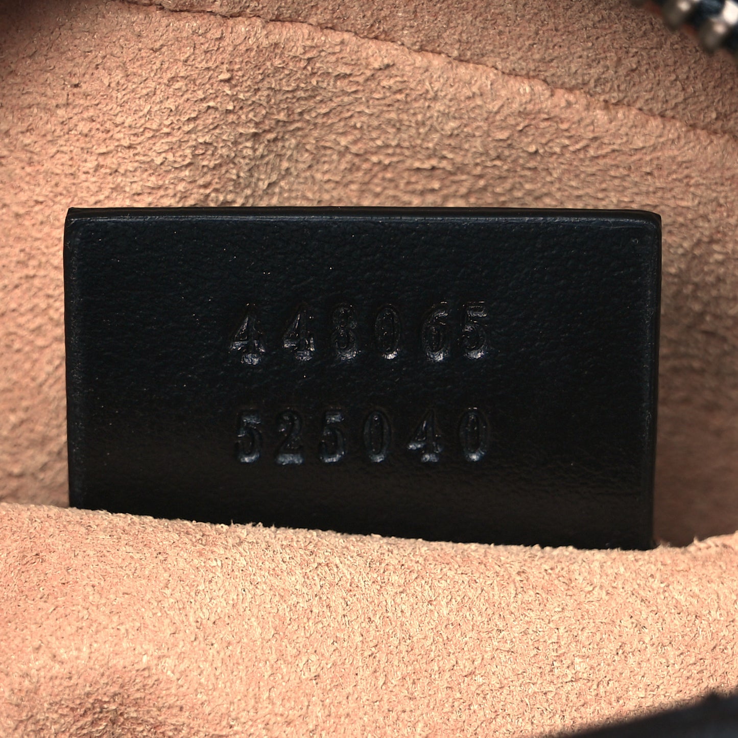 Calfskin Matelasse Mini GG Marmont Chain Shoulder Bag Black