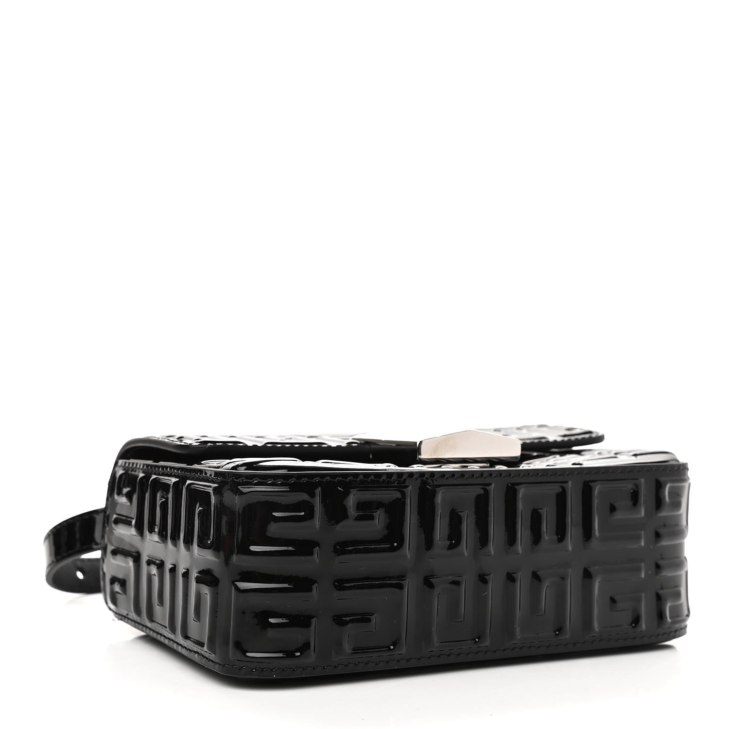 Givenchy Calfskin 4G Embossed Small Crossbody Black 4 of 10
