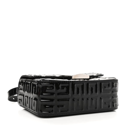 Givenchy Calfskin 4G Embossed Small Crossbody Black 4 of 10