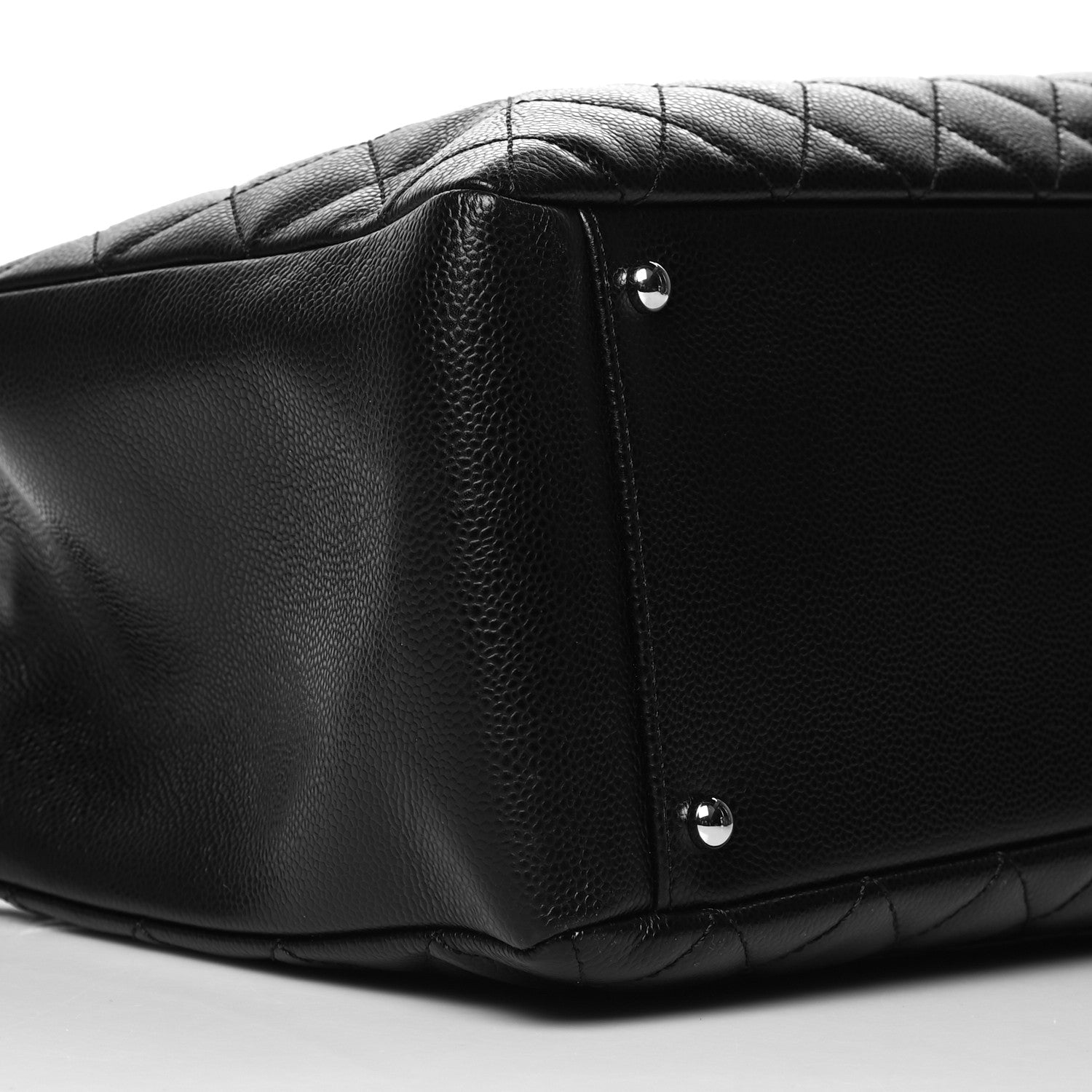 Chanel Caviar Quilted XL Grand Shopping Tote GST Black 10 of 11