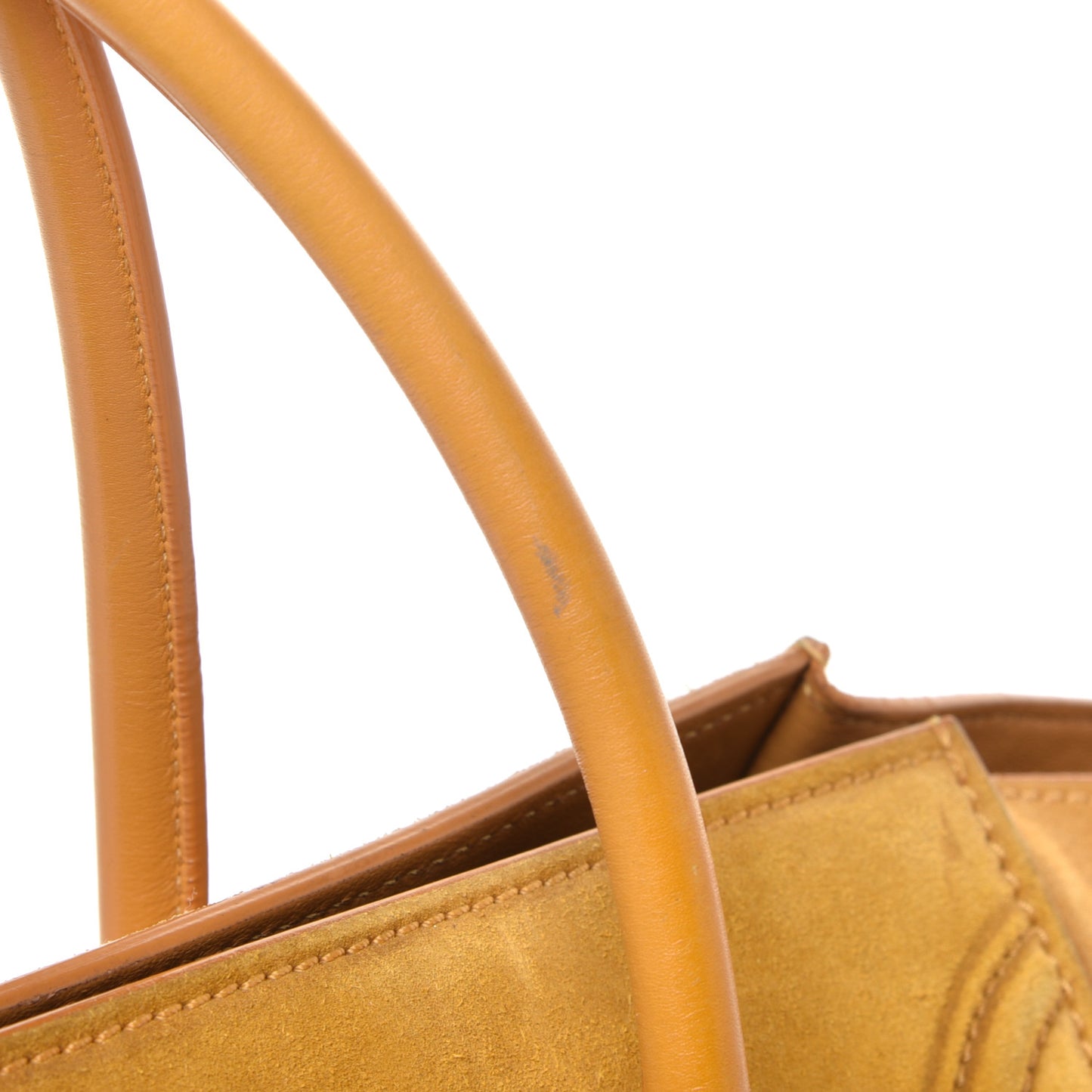 Suede Medium Phantom Luggage Amber