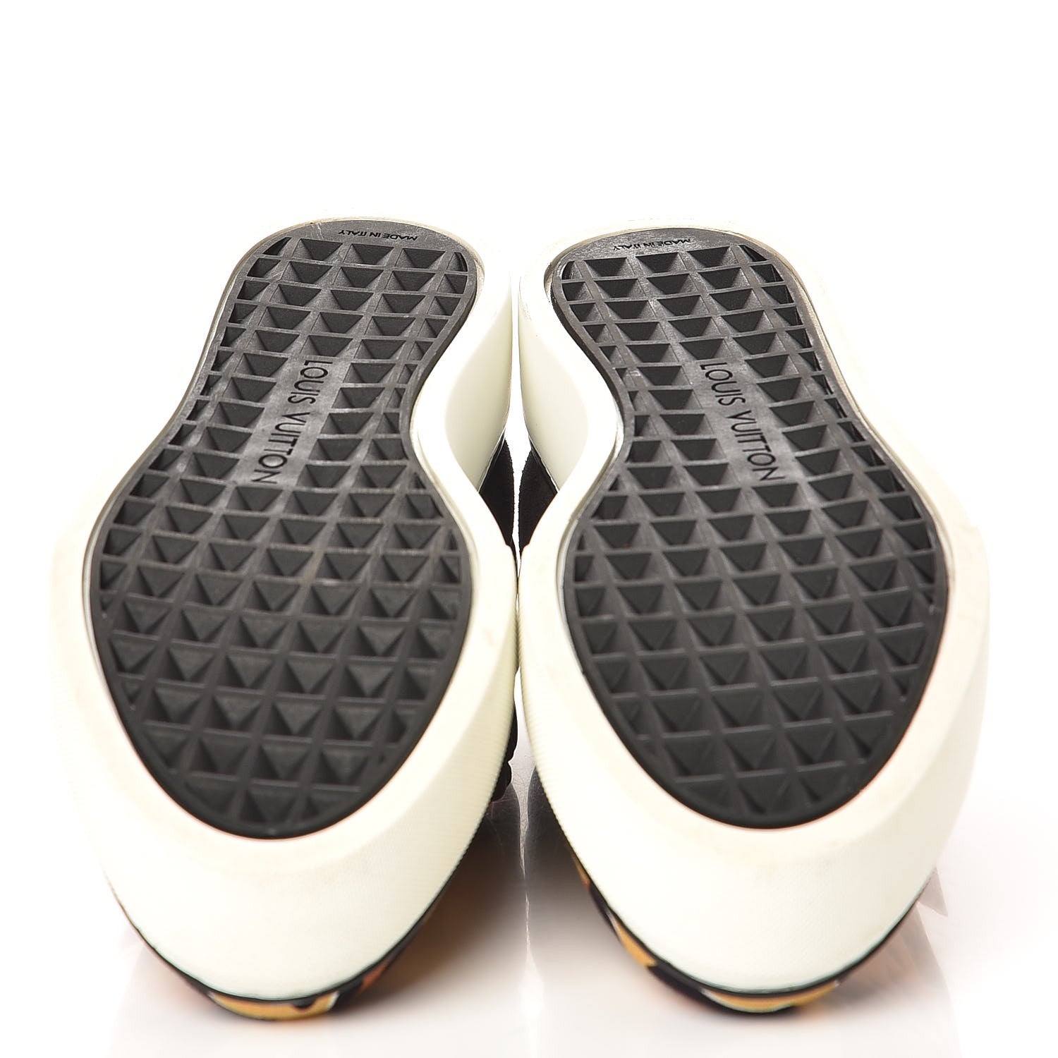 Louis Vuitton Patent Calfskin Canvas Catwalk Slip On 36 Leopard Black 6 of 22