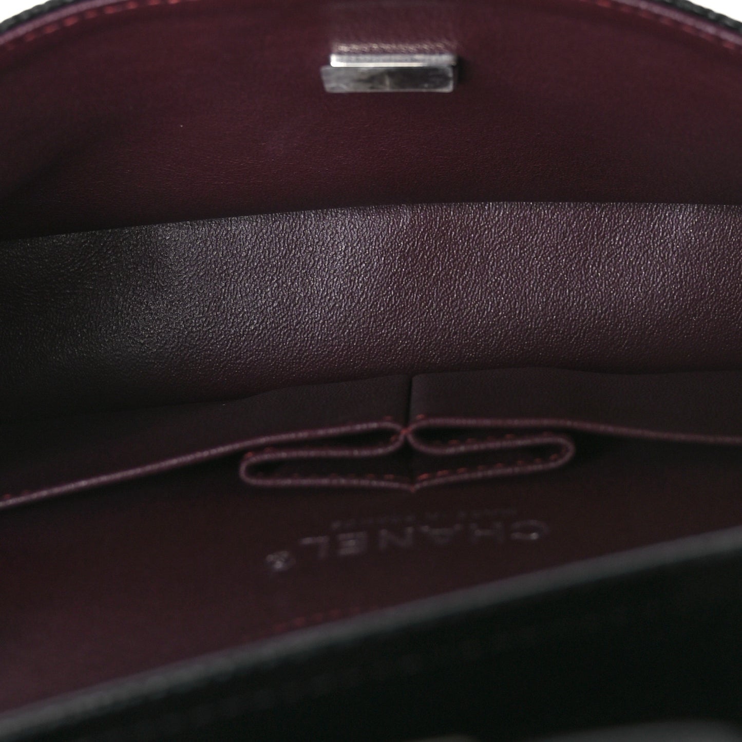 Caviar Quilted Small Double Flap Black