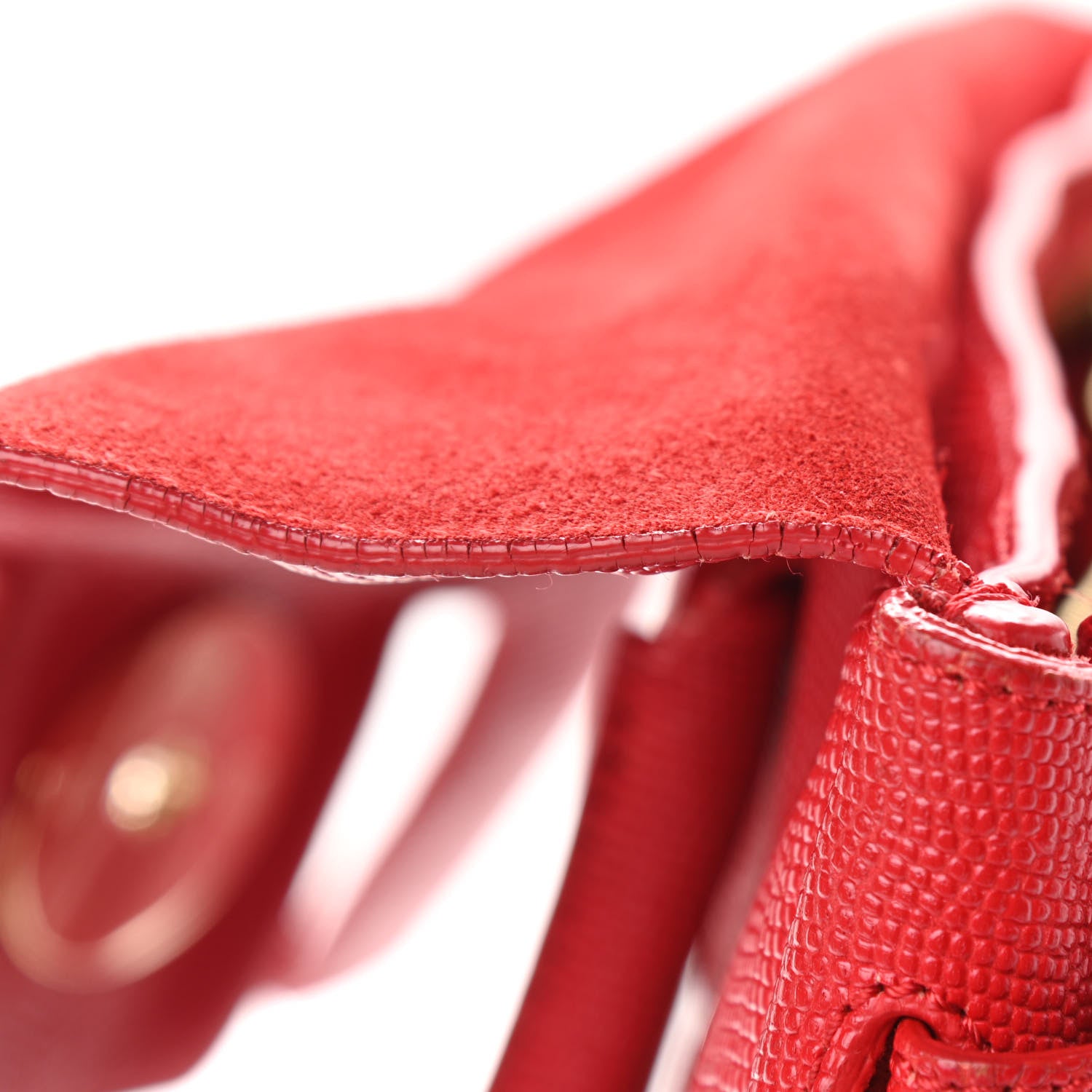 Mulberry Lizard Embossed Calfskin Bayswater Red 14 of 16