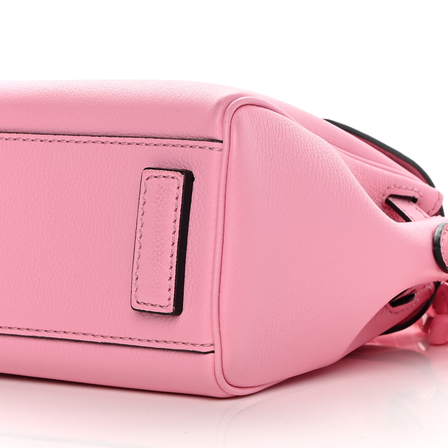 Grained Calfskin Small La Medusa Top Handle Bag Pink