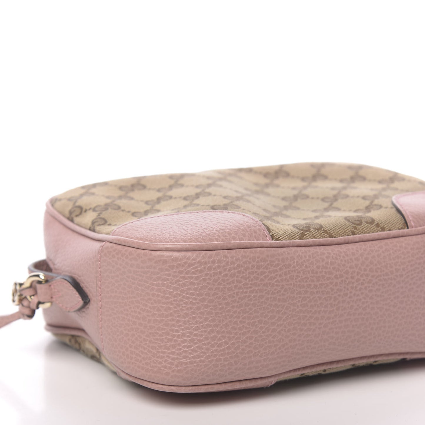 Monogram Mini Bree Messenger Bag Beige Soft Pink