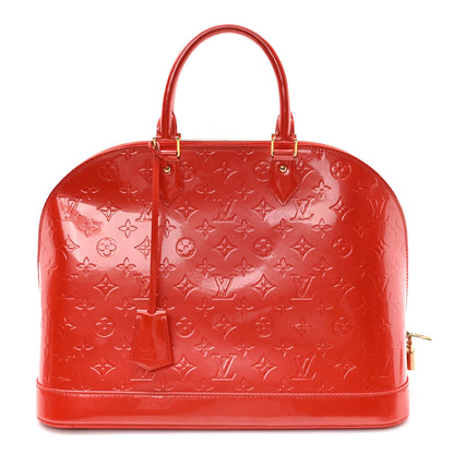 Louis Vuitton Vernis Alma GM Orange Sunset 1 of 10