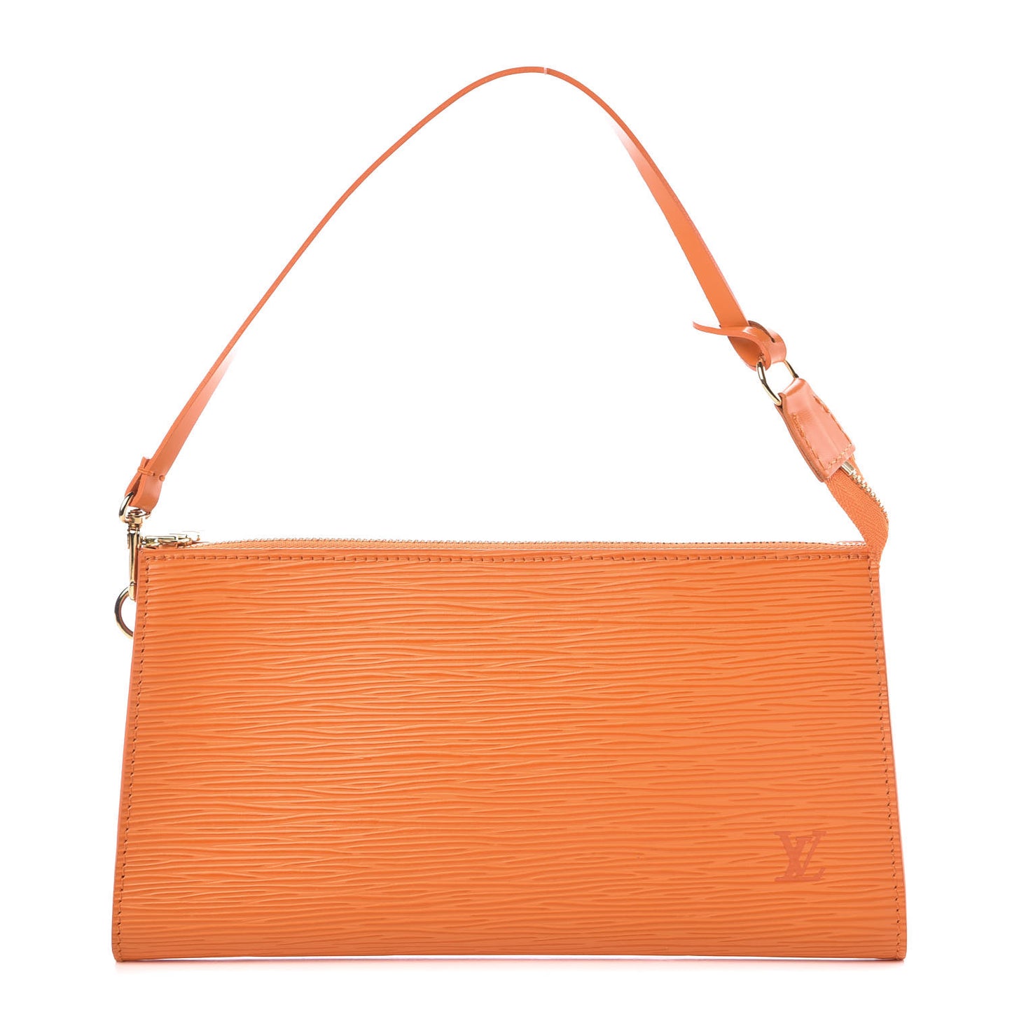 Epi Pochette Accessories 24 Mandarin