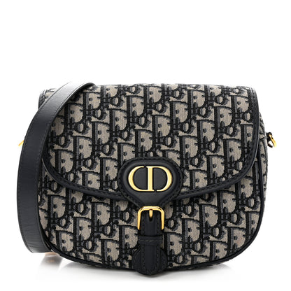 Christian Dior Oblique Medium Bobby Flap Blue 1 of 9