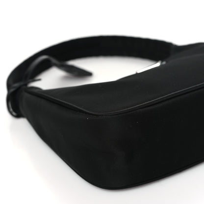 Prada Tessuto Nylon Mini Re-Edition 2000 Bag Black 9 of 10