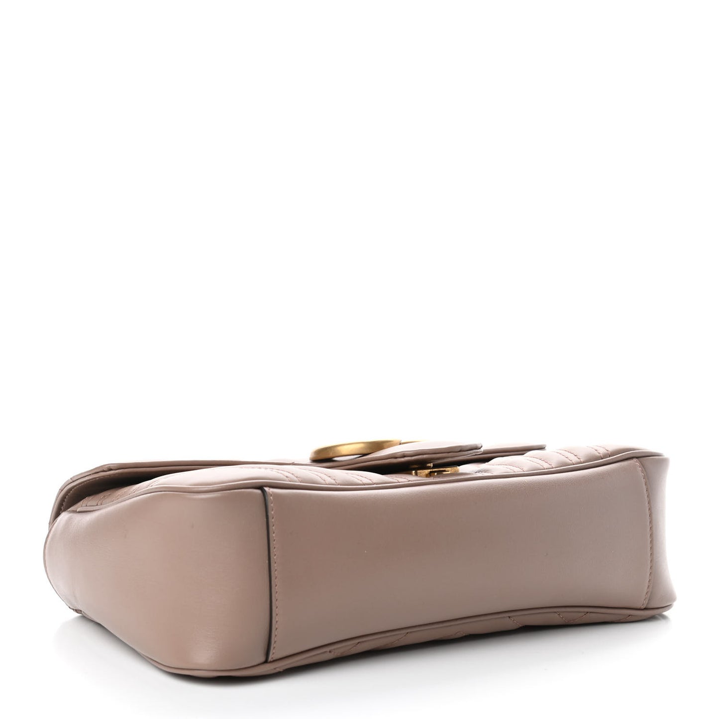 Calfskin Matelasse Small GG Marmont Shoulder Bag Porcelain Rose