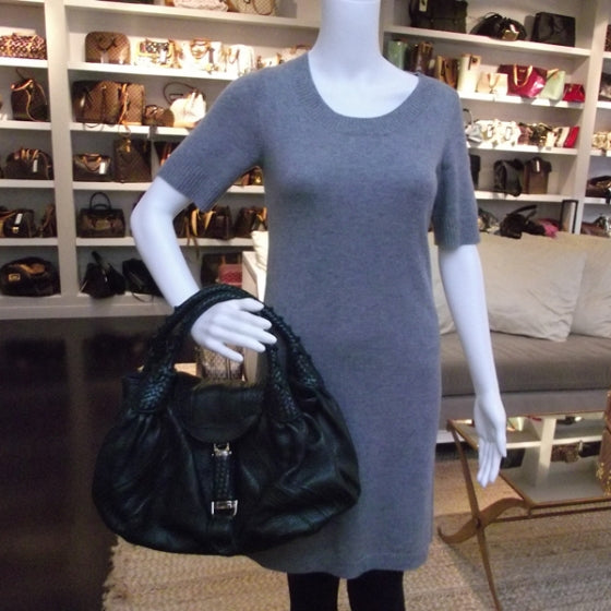 Fendi Nappa Leather Spy Dark Green 2 of 11