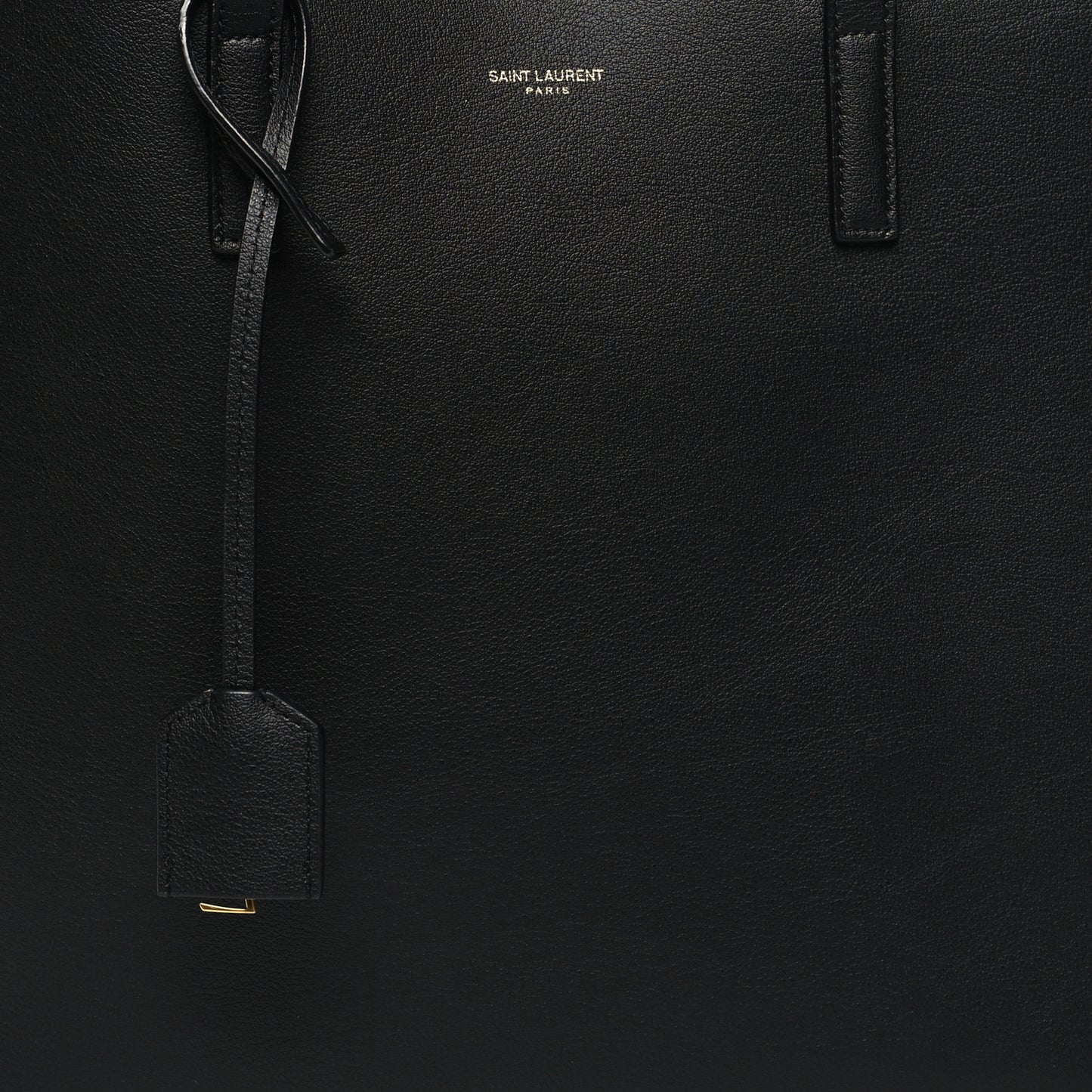 Calfskin Large Shopping Tote Black