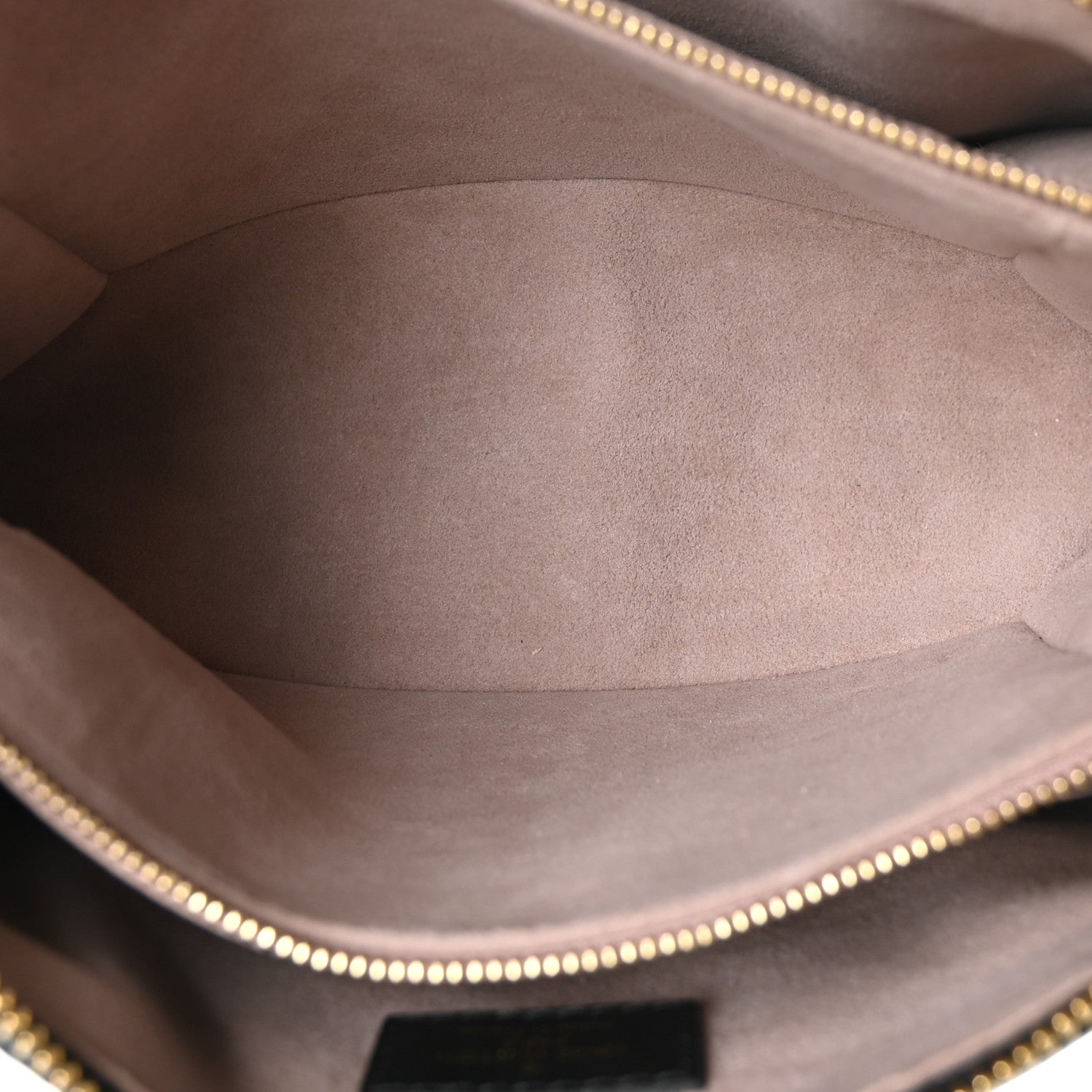 Louis Vuitton Lambskin Embossed Monogram Coussin PM Black 5 of 10