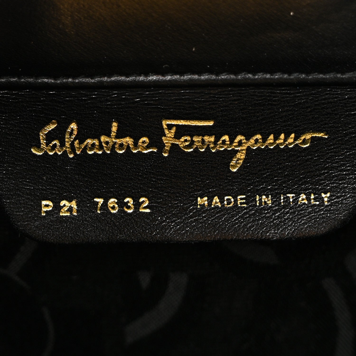 Salvatore Ferragamo Calfskin Diana Chain Shoulder Bag Black 6 of 10
