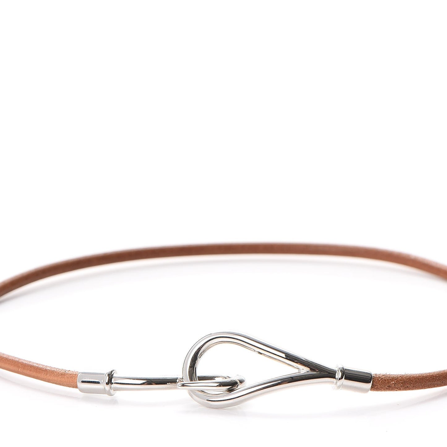 Natural Bridle Jumbo Hook Choker Necklace