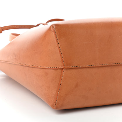 Mansur Gavriel Vegetable Tanned Calfskin Mini Bucket Bag Camello Azzurro 8 of 10