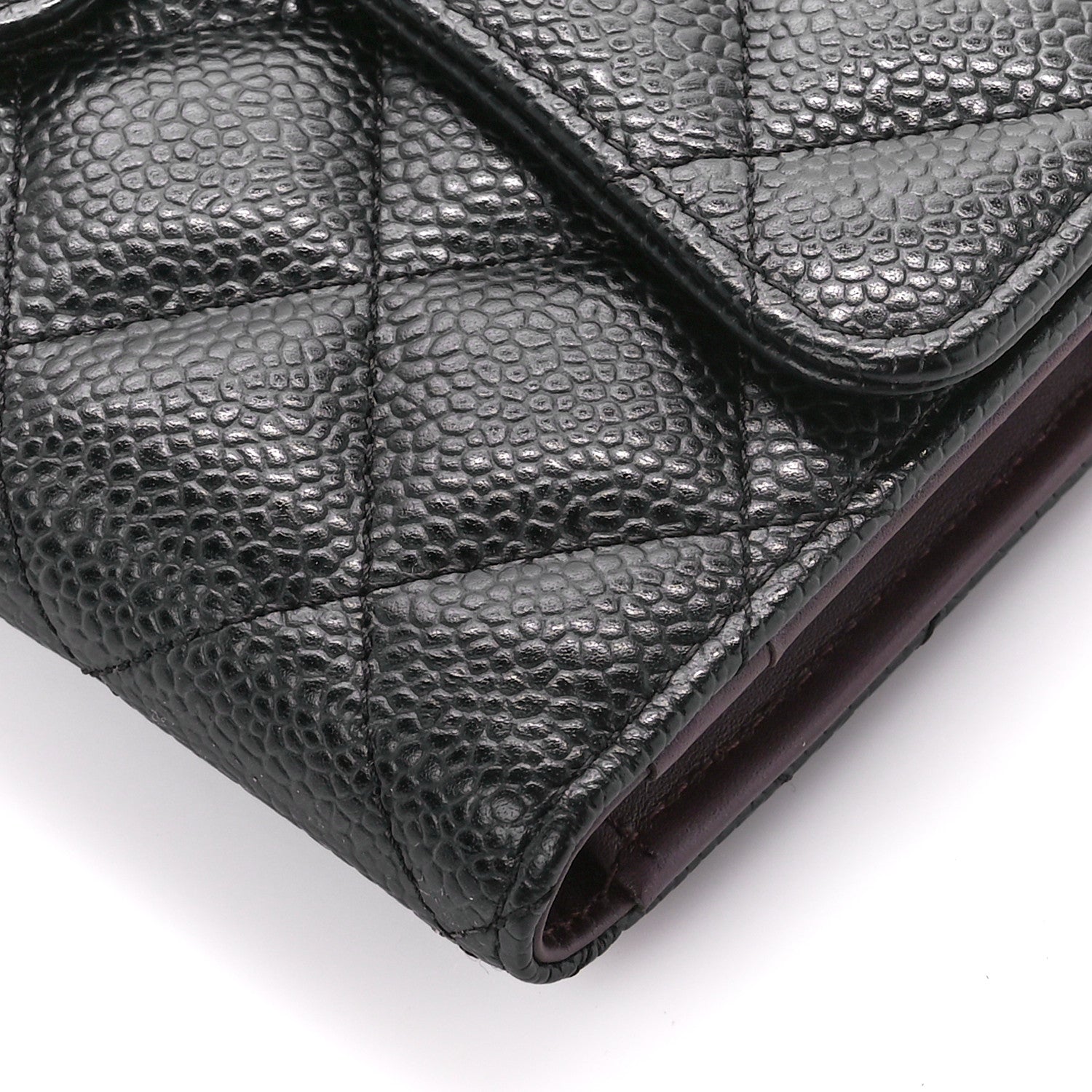 Chanel Caviar Quilted Large Flap Wallet Black 11 of 13