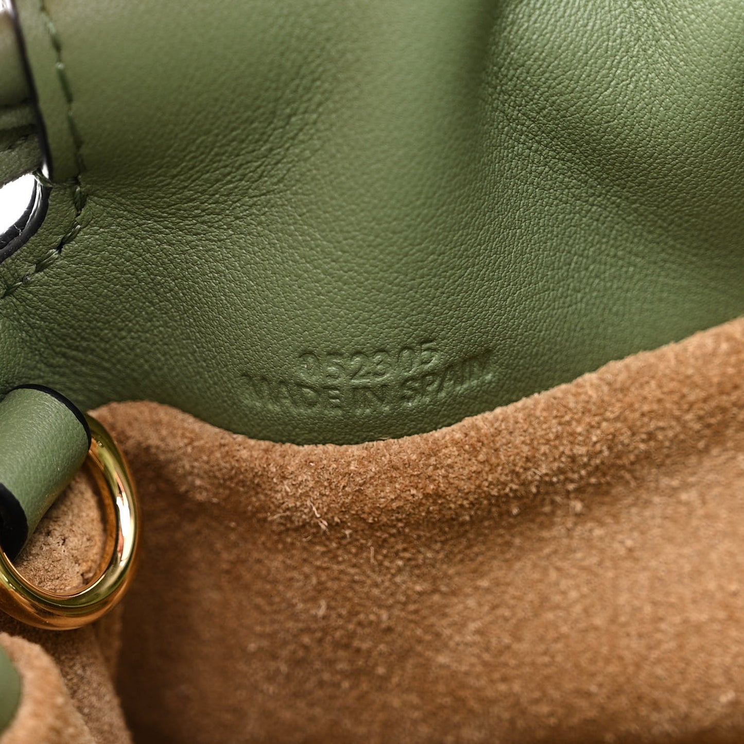 Calfskin Mini Flamenco Knot Clutch Rosemary