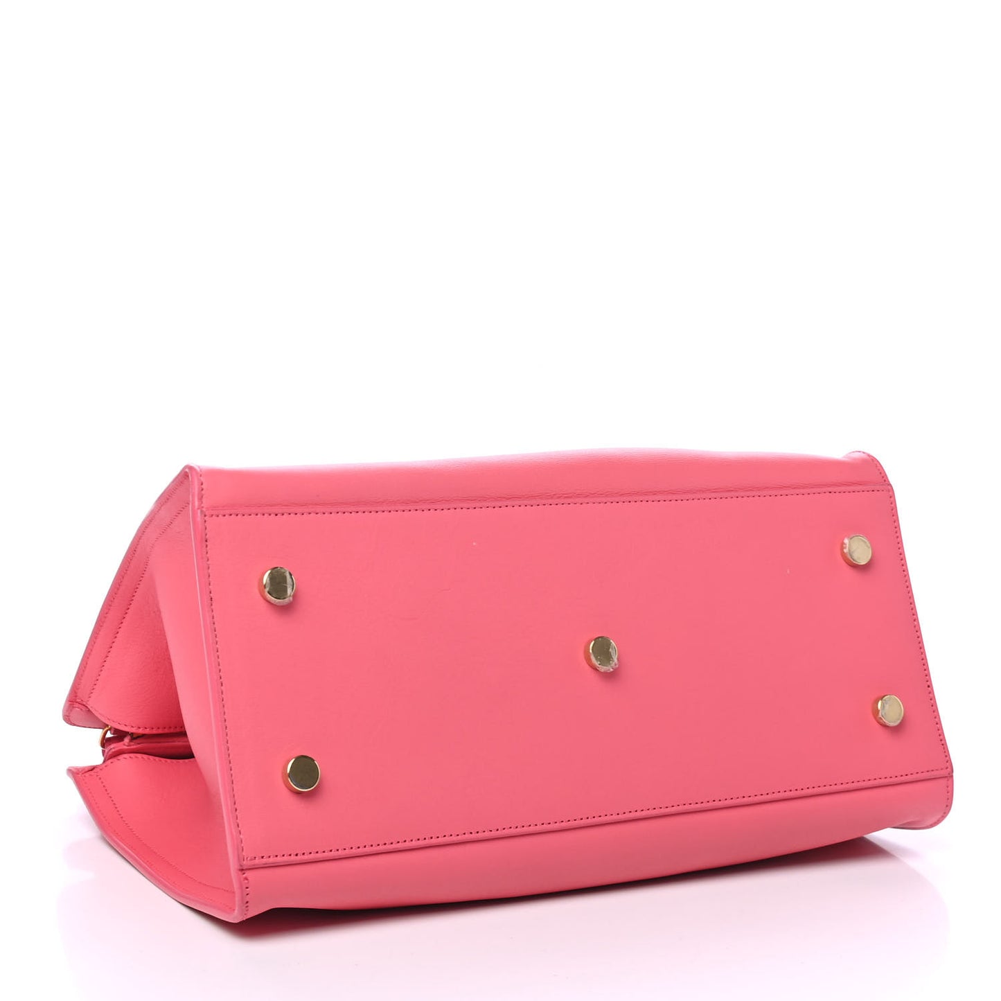Calfskin Small Monogram Cabas Coral