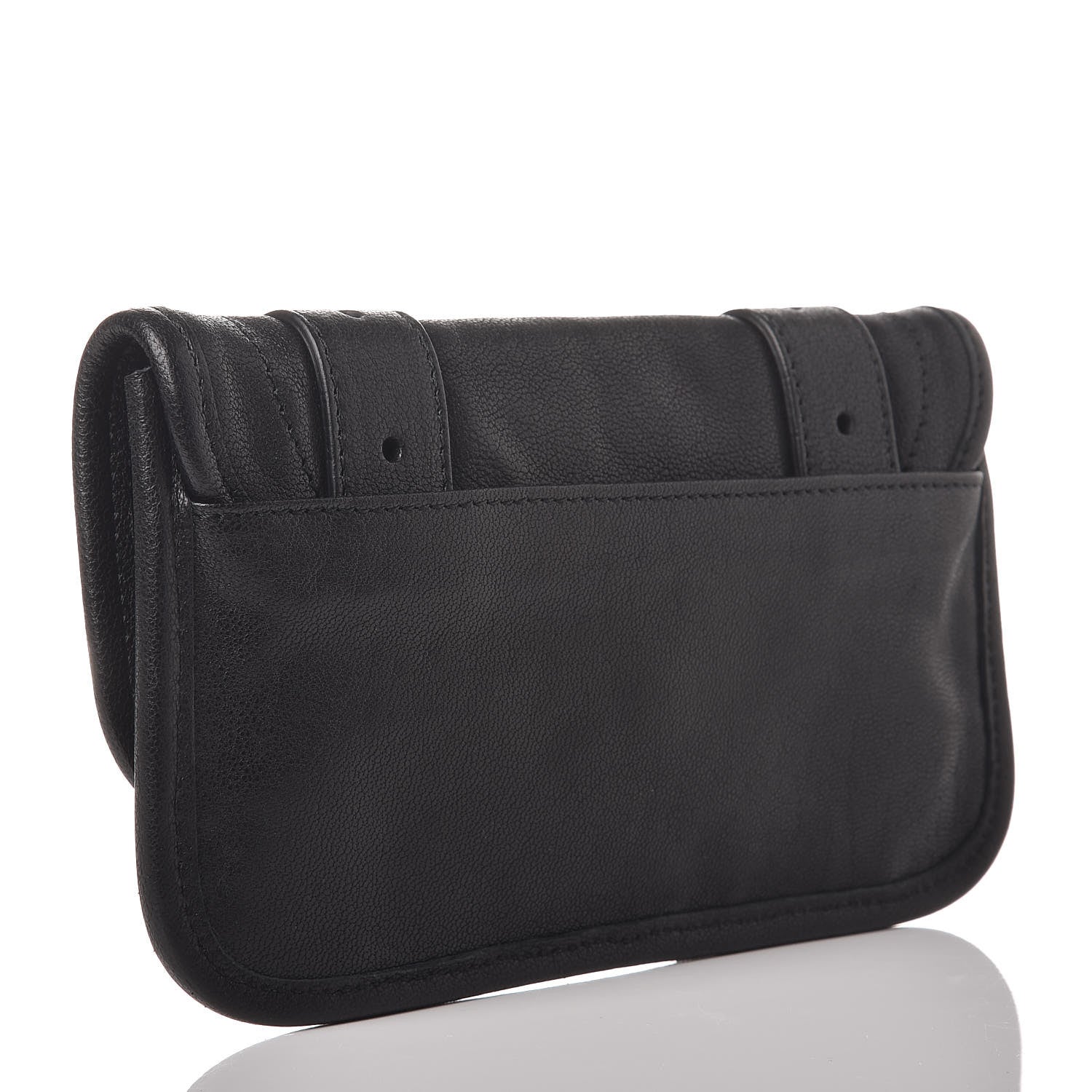 Proenza Schouler Lambskin PS1 Pochette Clutch Black 3 of 8