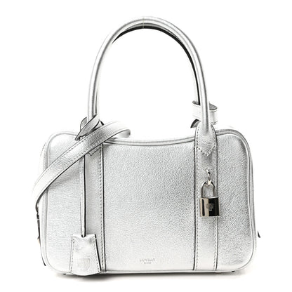 Moynat Metallic Chevre Mignon BB Silver 1 of 9