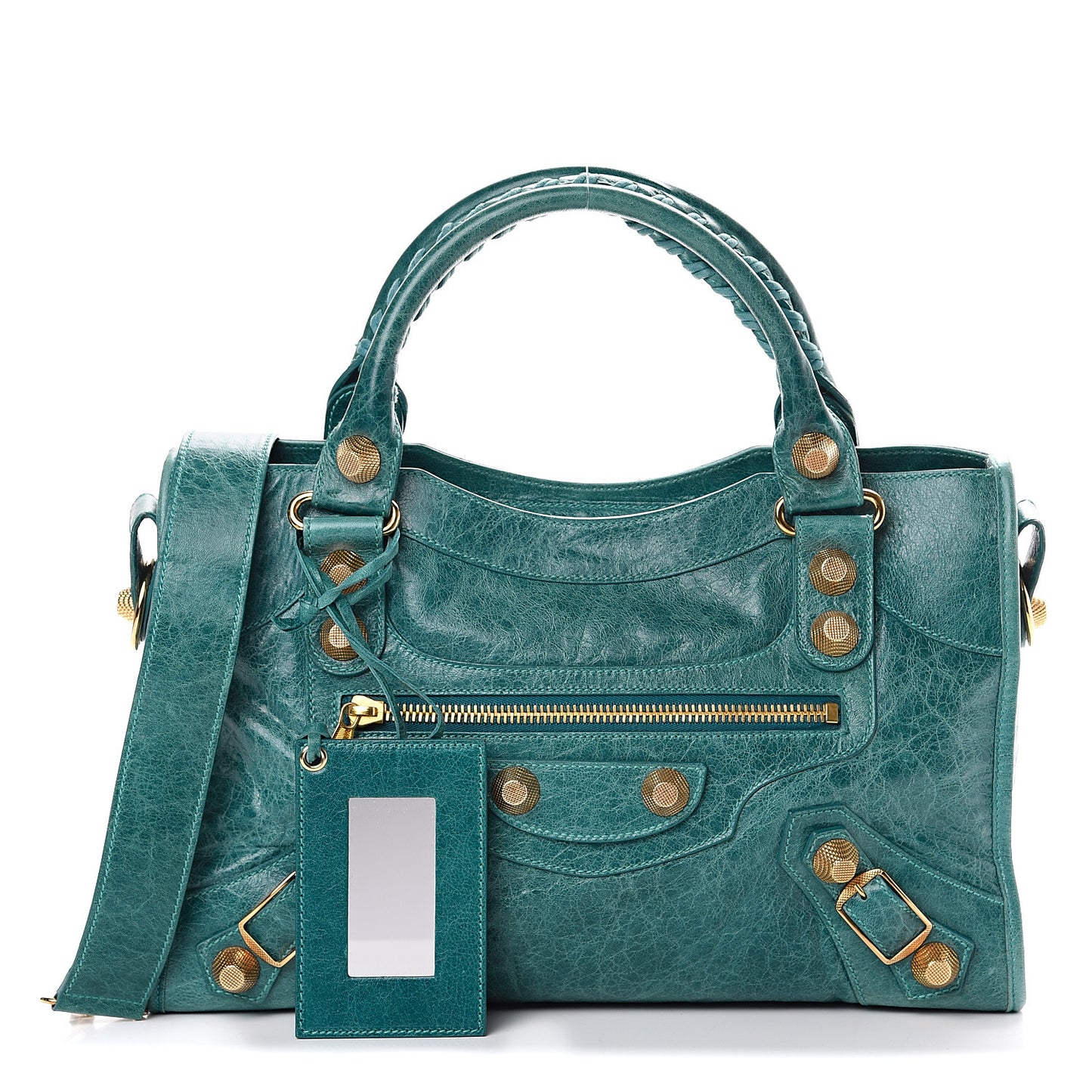 Agneau Giant 21 Gold Hardware City Aquamarine