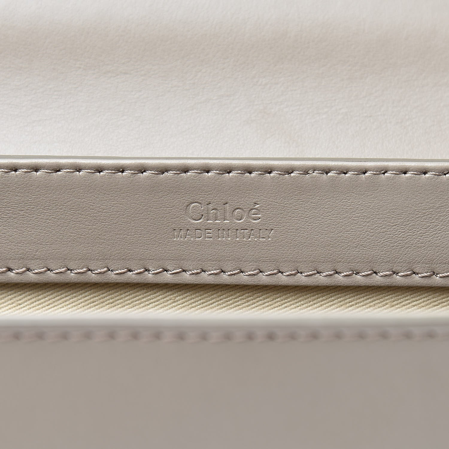 Chloe Calfskin Small C Double Carry Motty Grey 6 of 10
