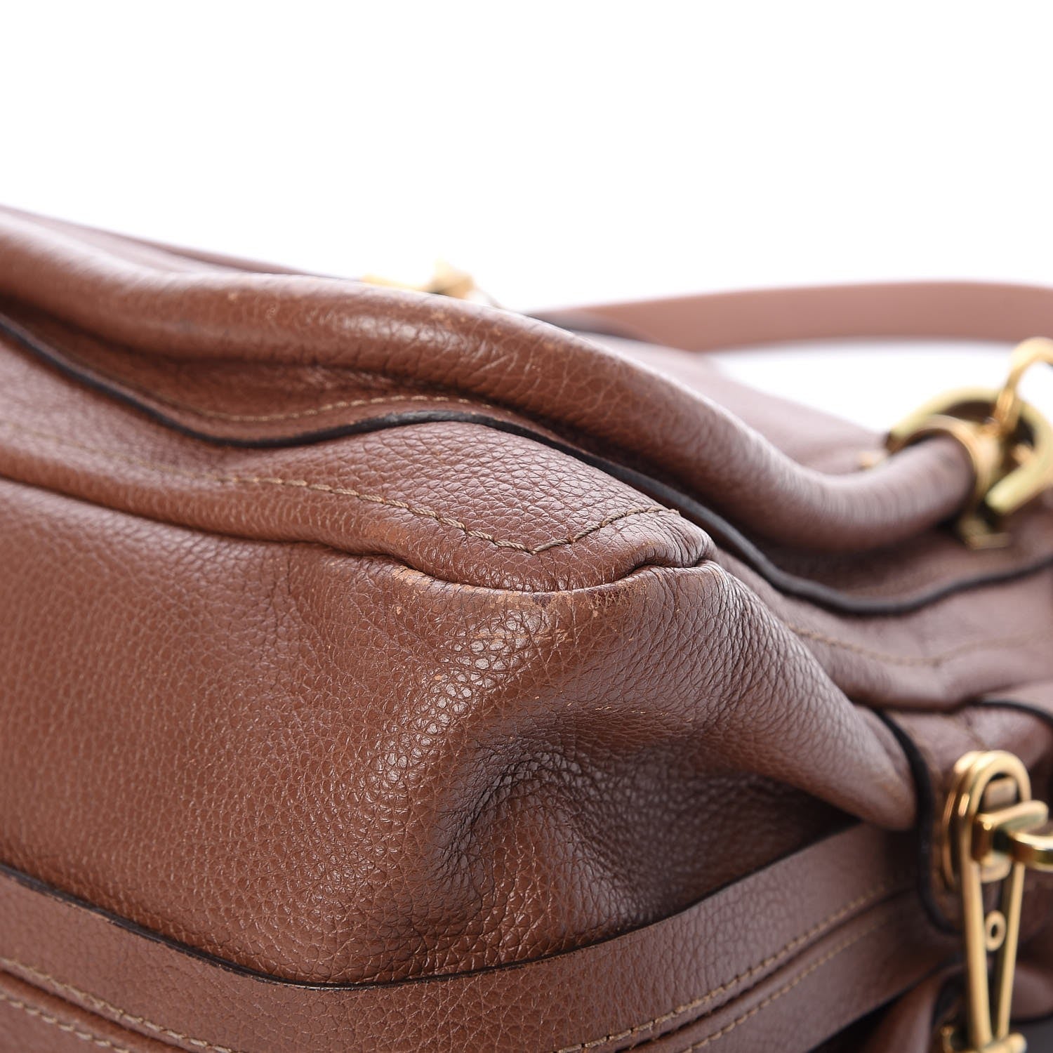 Chloe Calfskin Medium Paraty Speculoos Brown 8 of 8