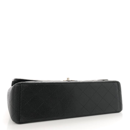 Chanel Caviar Quilted Maxi Double Flap Black 4 of 13