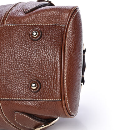 Burberry Grained Calfskin Satchel Brown 9 of 9